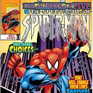 🦸‍♂️ *Marvel Comics: The Spectacular Spider-Man #262 - "The Gathering of Five"!*